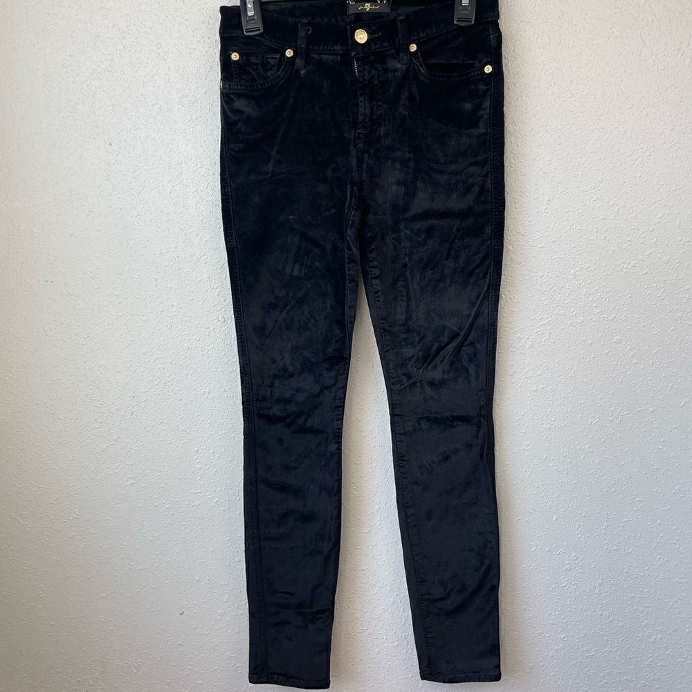 7 for All Mankind Black Jeans Size 27 EUC